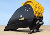 Side of New Felco Roller Compaction Bucket for Sale